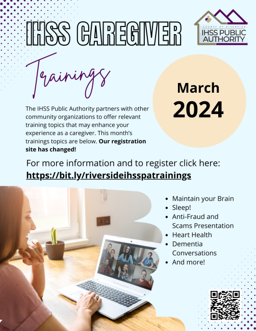 In Home Supportive Services Jobs Riverside County Department Of March Trainings English